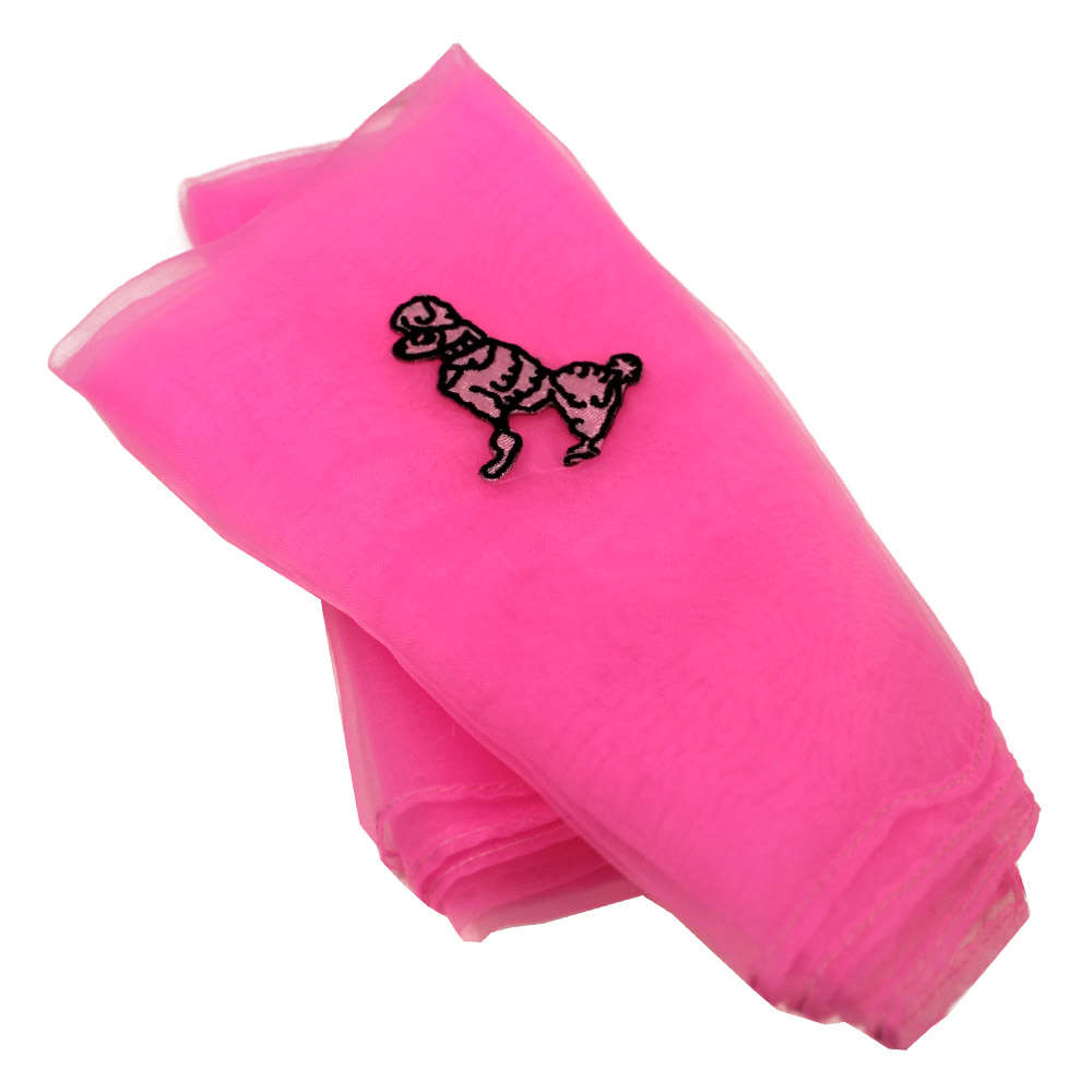 Pink 50's Poodle Scarf