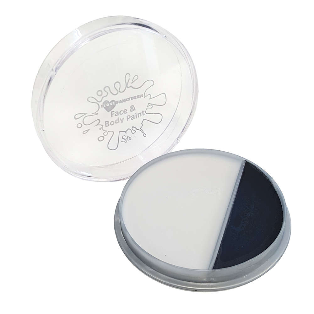 White & Black Face Paint