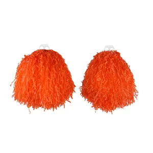 Orange Jumbo Pom Poms