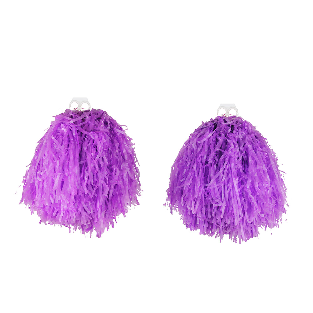 Purple Jumbo Pom Poms