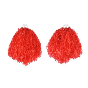 Red Jumbo Pom Poms