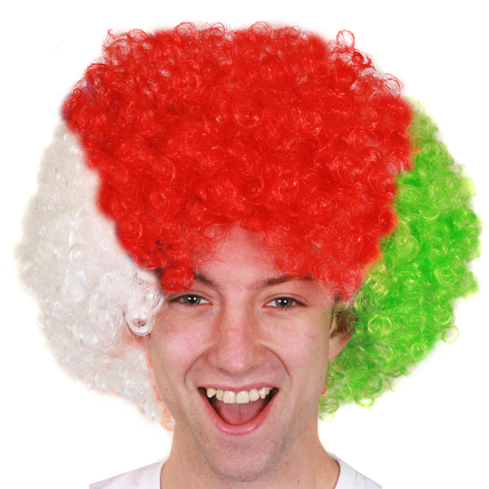 Supporters Afro Wig - Welsh