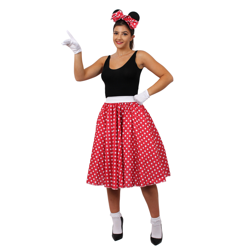 Minnie Mouse Costume with Long Skirt