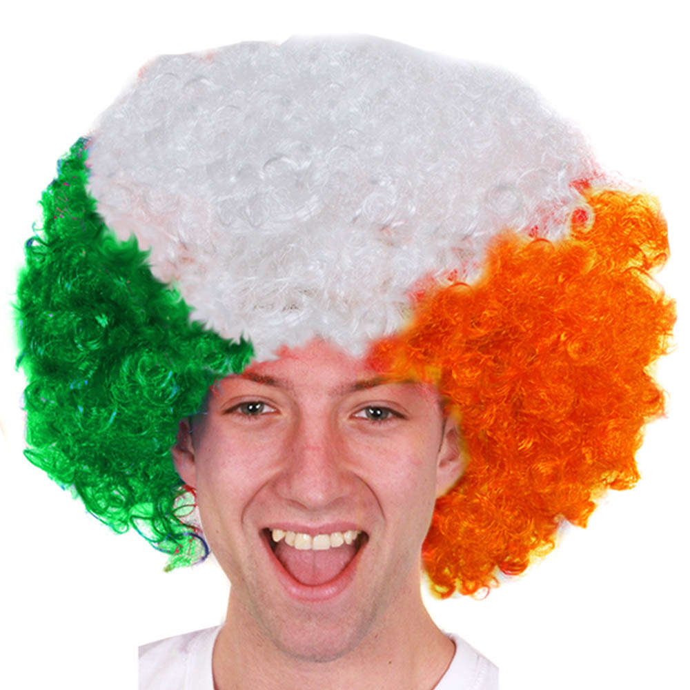 Supporters Afro Wig - Irish