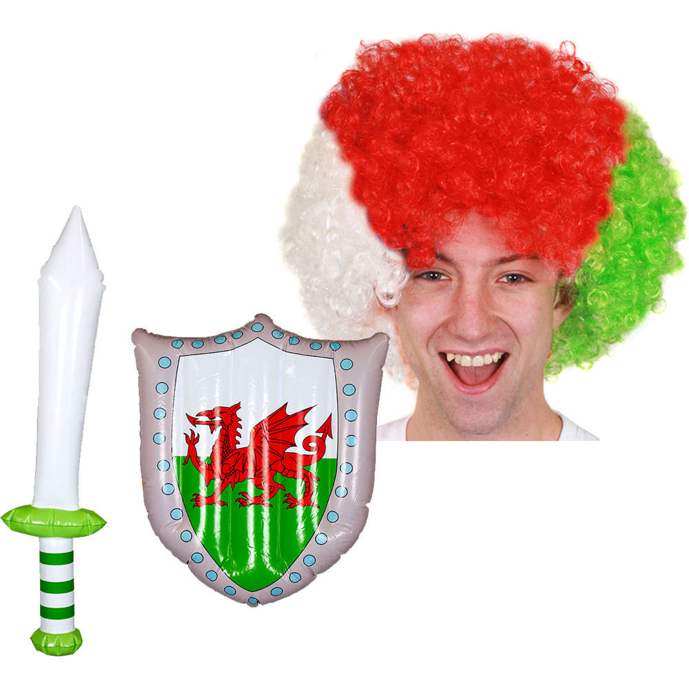 3 Piece Wales Supporter Set