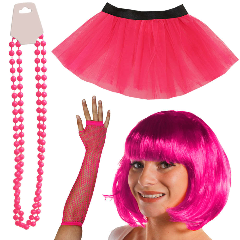 Wear It Pink! 80's 5 Piece Set